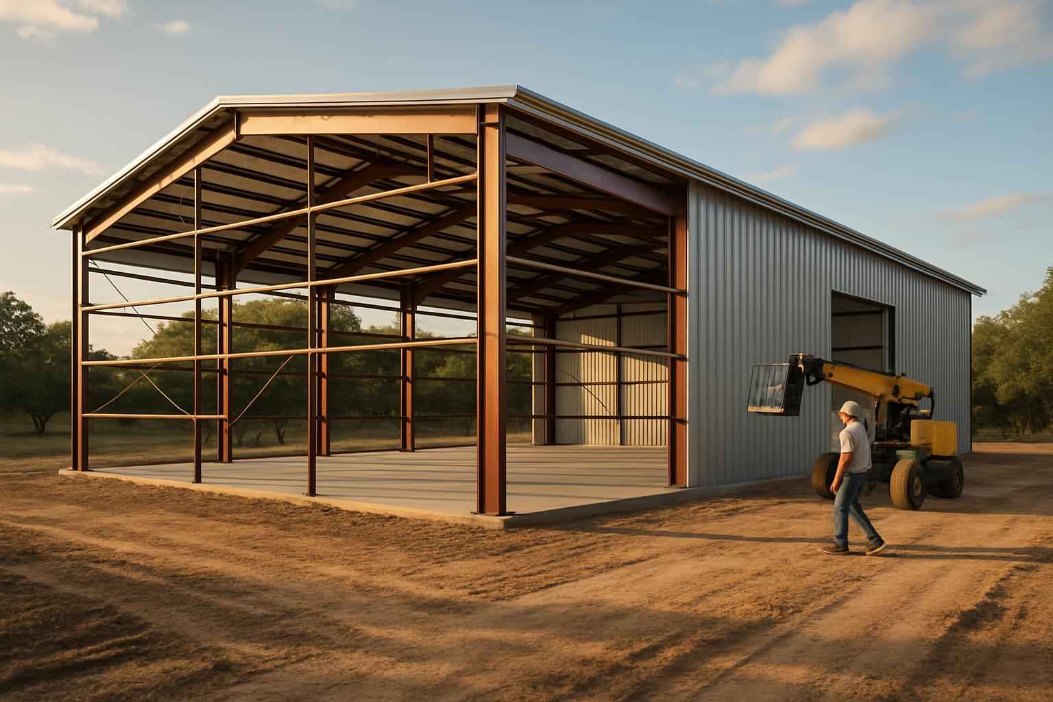 Warehouse Shell Construction in Pipe Creek TX