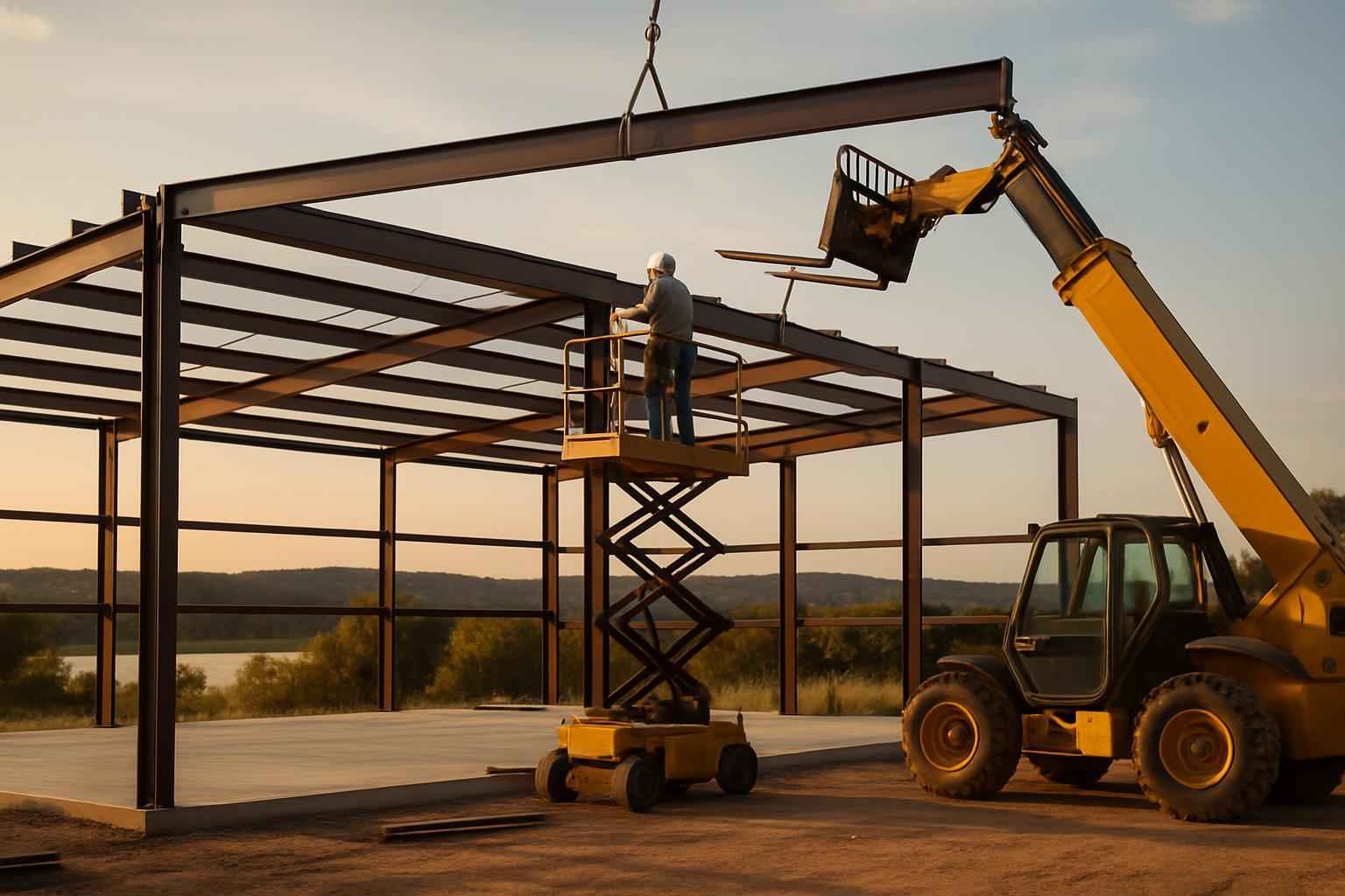 Weld Up Building Erection in Cottonwood Shores TX