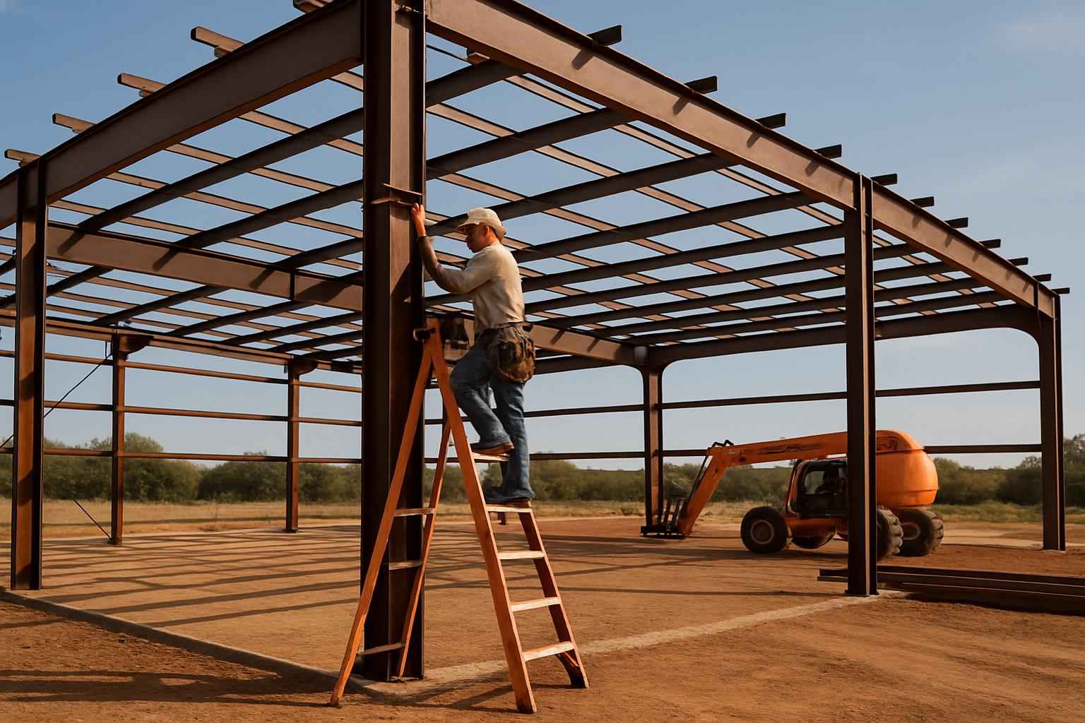 Weld Up Building Erection in Marble Falls TX