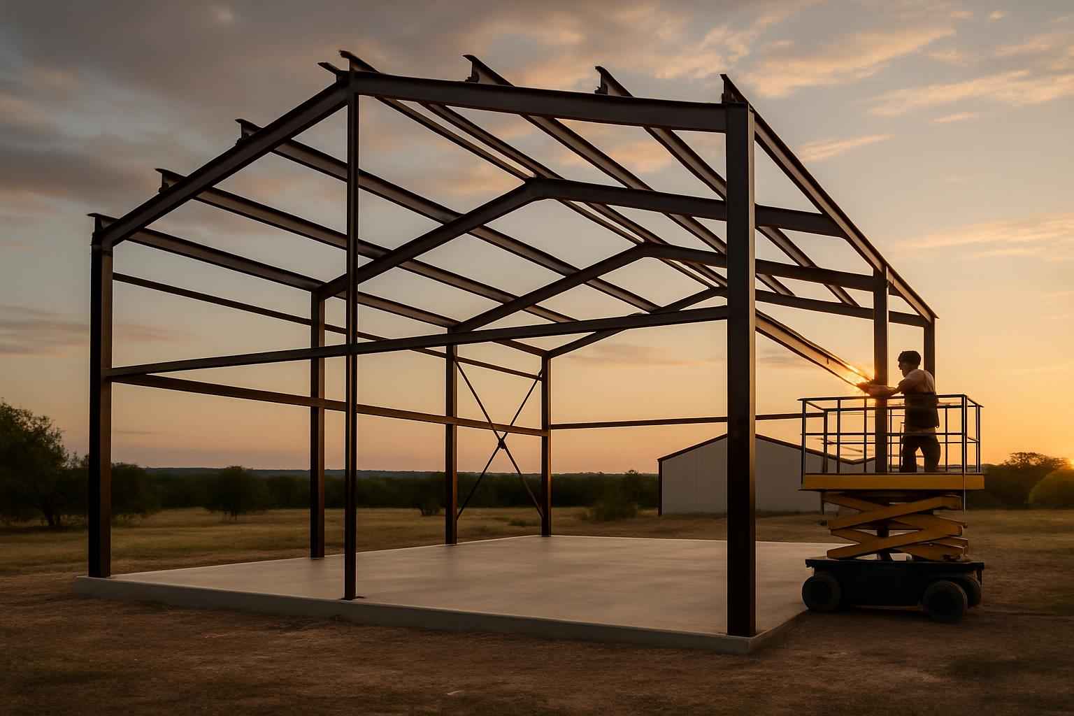 Weld Up Building Erection in Medina TX