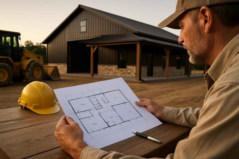 barndominium floor plan service in comfort tx