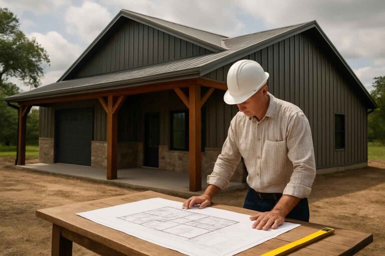 barndominium floor plan service in luckenbach tx