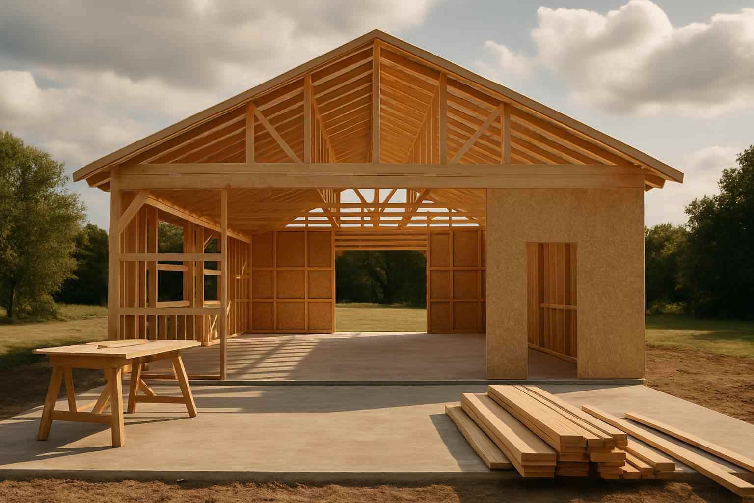 Barndominium Shell Construction