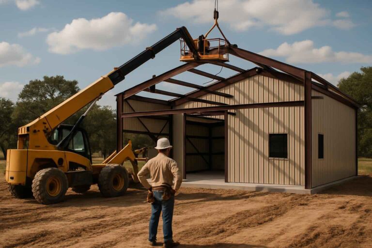 bolt up building erection in stonewall tx