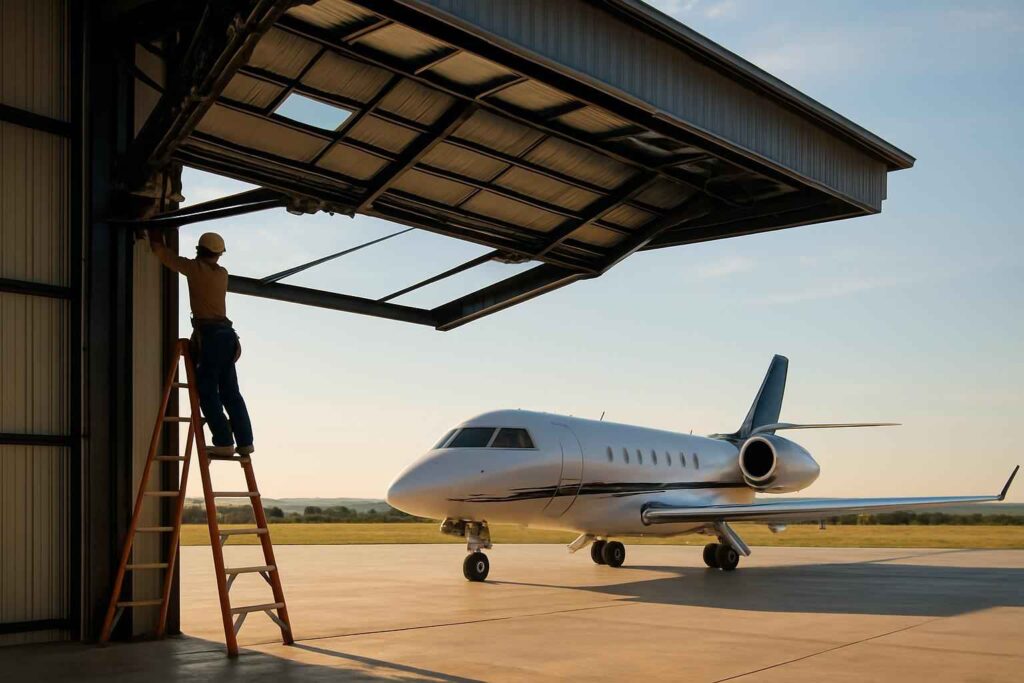 hangar door installer in fredericksburg tx