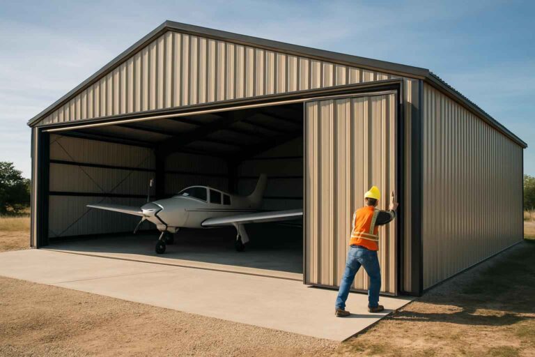 hangar door installer in stonewall tx