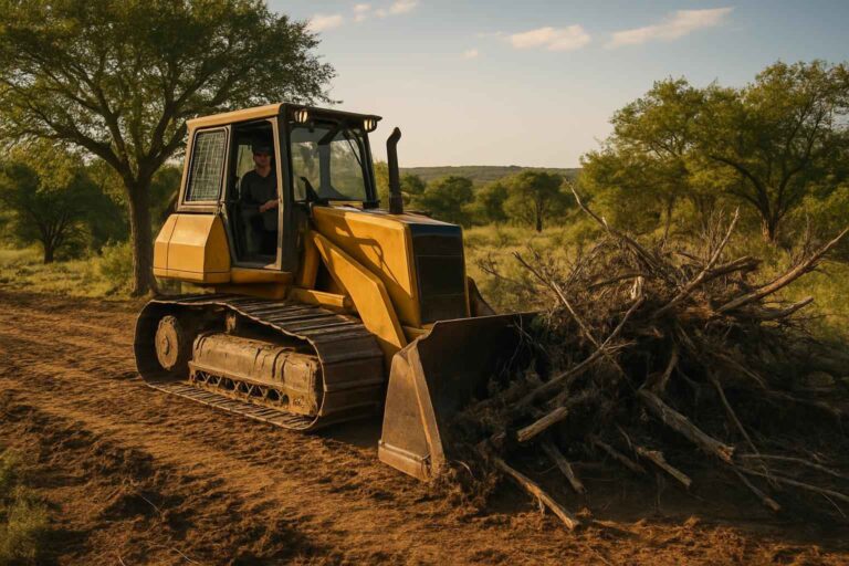 land clearing service in hye tx