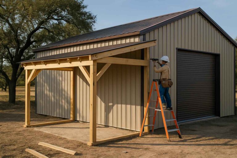 lean to design service in luckenbach tx