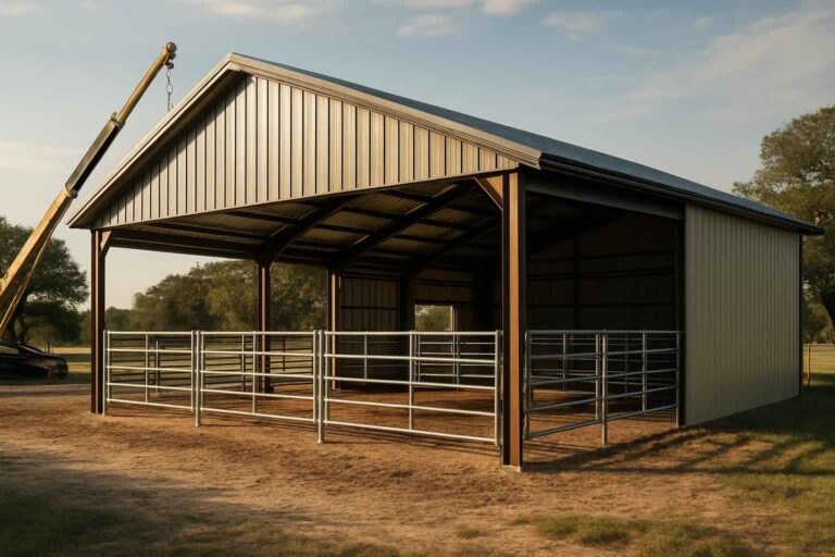 livestock barn builder in hye tx
