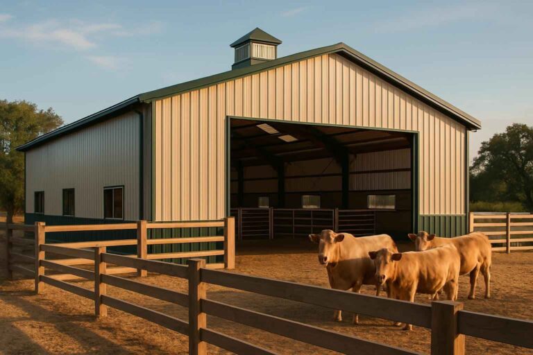 livestock barn builder in luckenbach tx