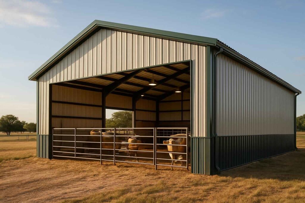 livestock barn builder in willow city tx