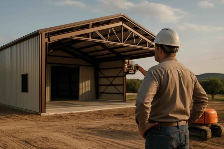 metal building contractor near me in doss tx