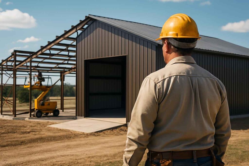 metal building contractor near me in fredericksburg tx
