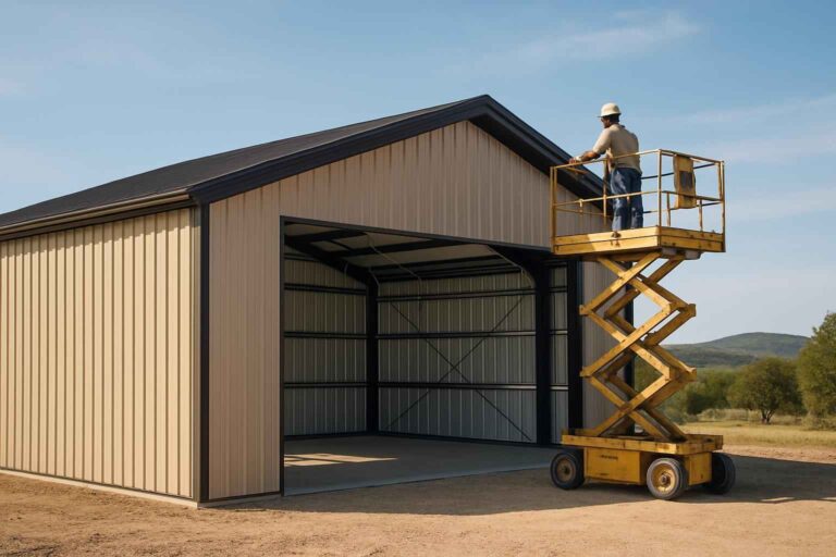 metal building contractor near me in stonewall tx