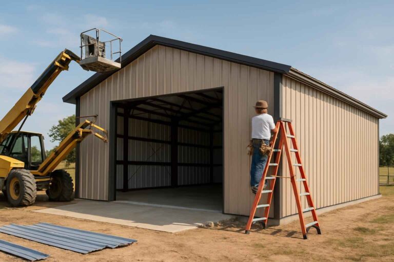 metal building contractor near me in willow city tx