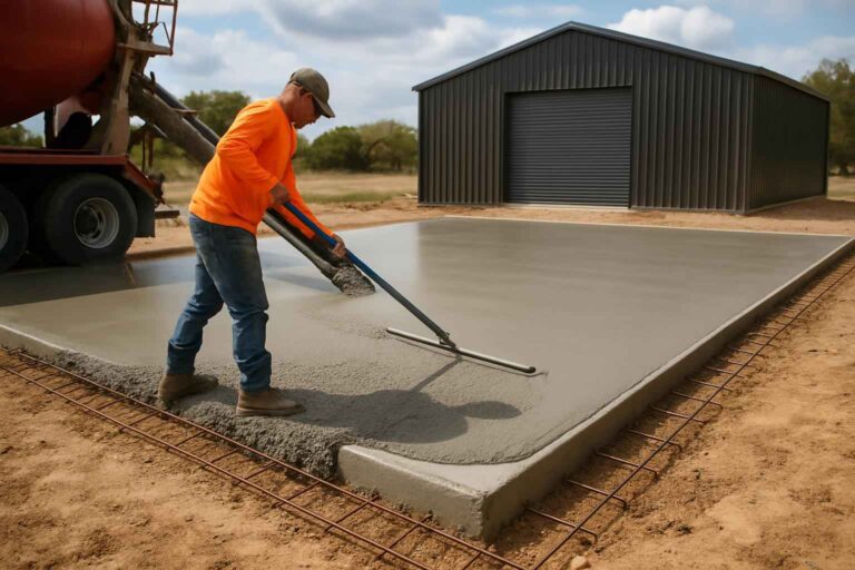 monolithic slab contractor in fredericksburg tx