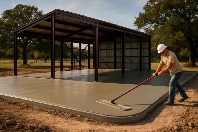 monolithic slab contractor in stonewall tx