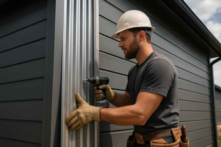 panel siding installer