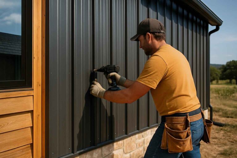 panel siding installer in luckenbach tx