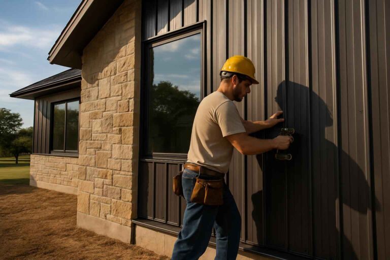 panel siding installer in stonewall tx