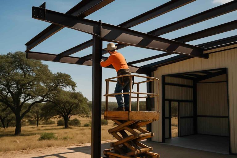 pemb installation contractor in stonewall tx