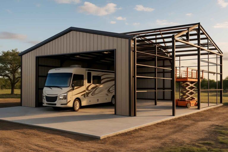 rv bay construction service in doss tx
