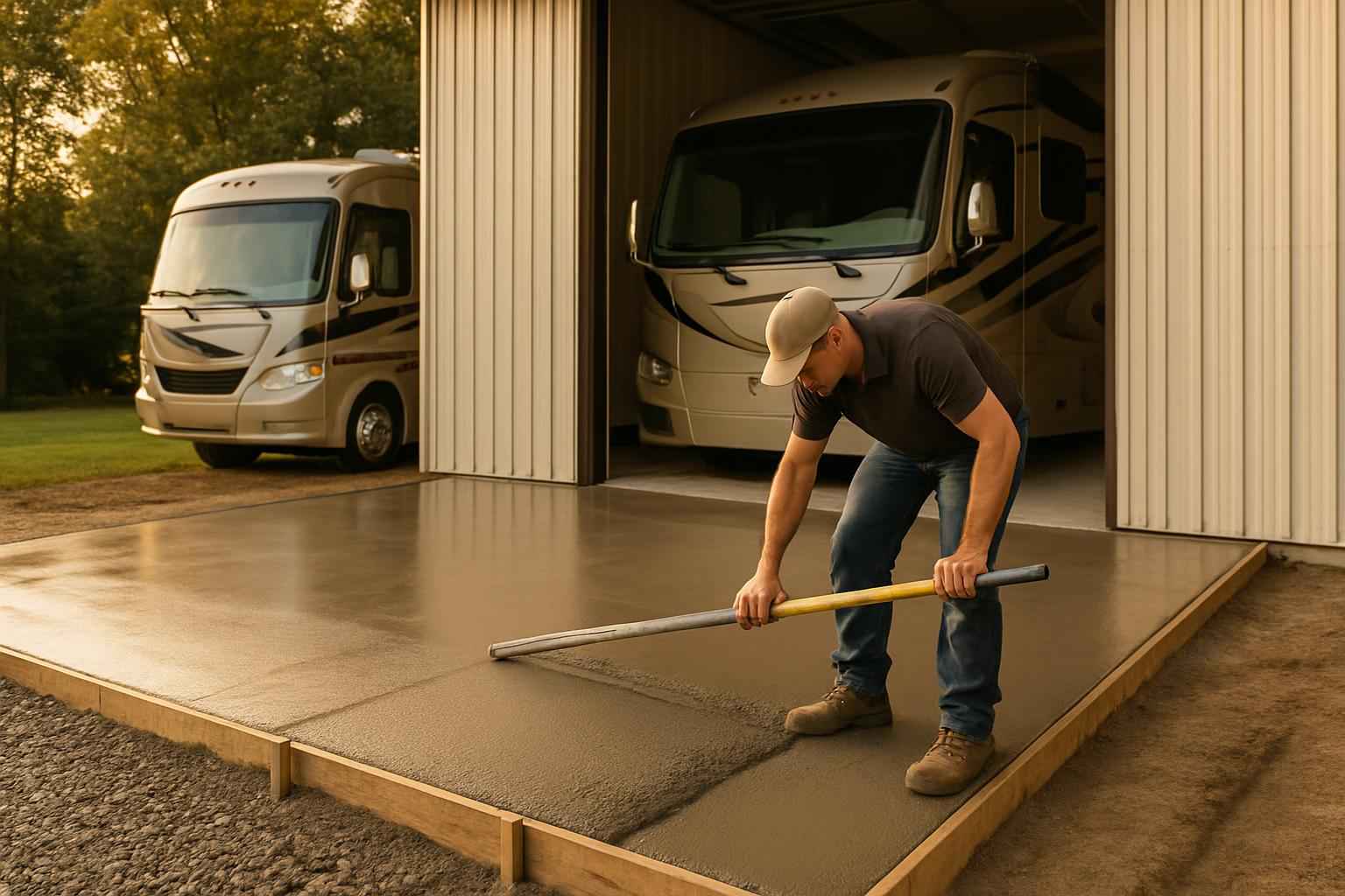 RV Storage Slab Contractor