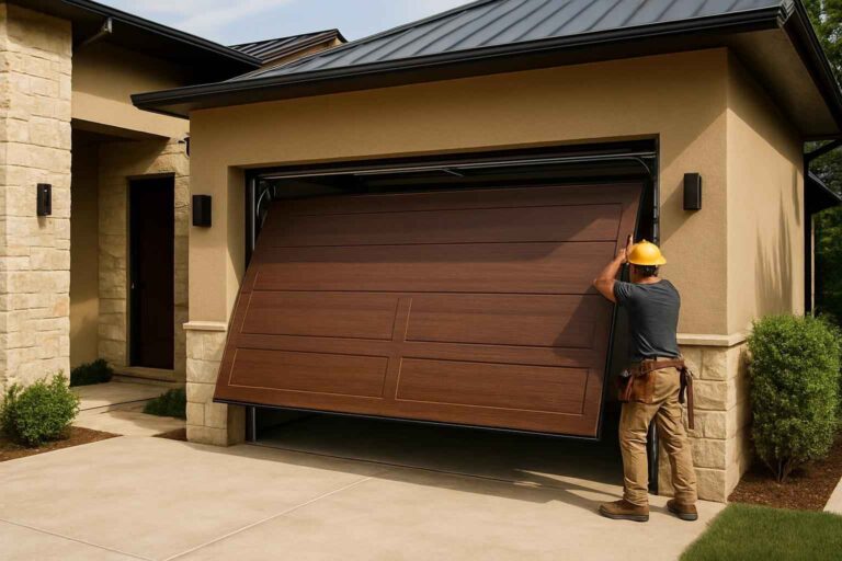 sectional door installer in fredericksburg tx