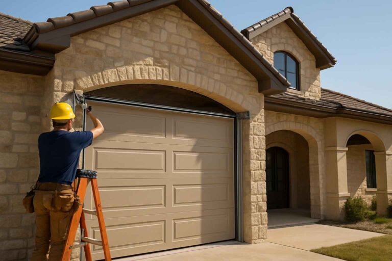 sectional door installer in luckenbach tx