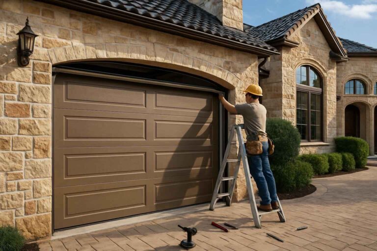 sectional door installer in stonewall tx