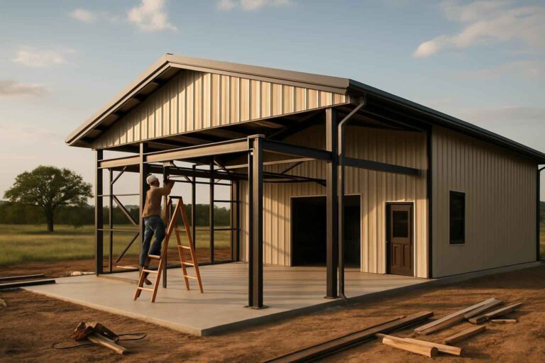 shop building design service in willow city tx