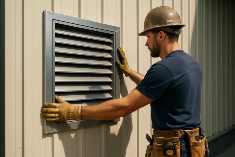 wall louver installer