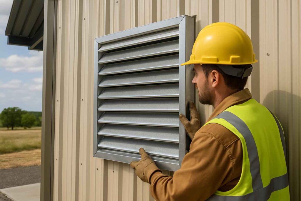 wall louver installer in fredericksburg tx