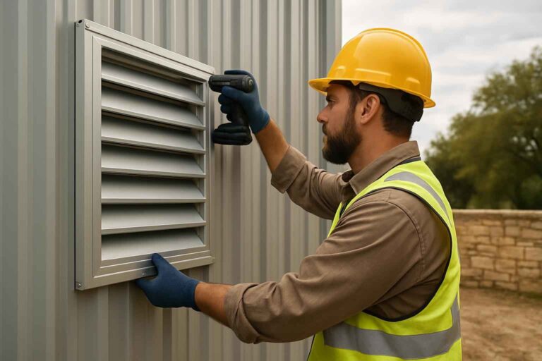 wall louver installer in stonewall tx