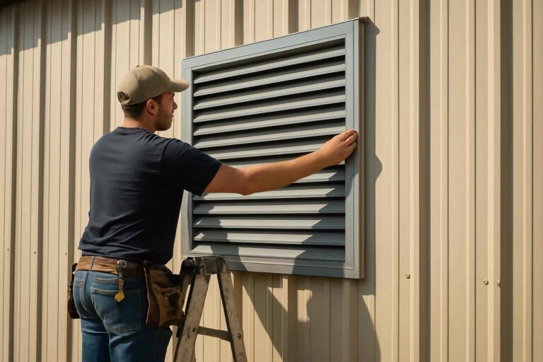 wall louver installer in willow city tx