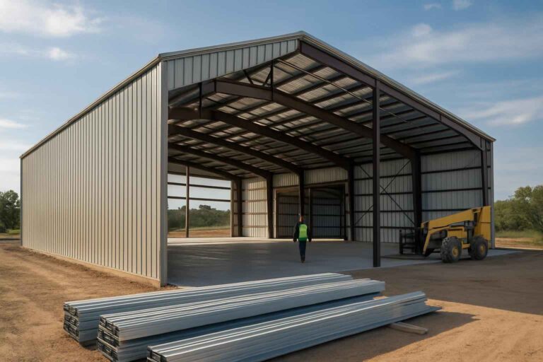 warehouse shell construction in fredericksburg tx
