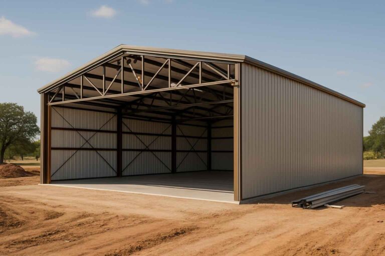 warehouse shell construction in stonewall tx