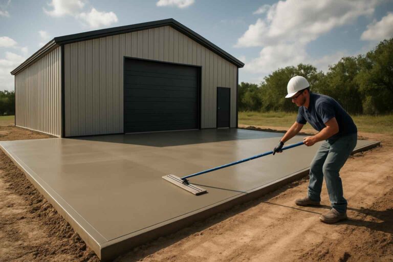 apron slab installation service in blanco tx