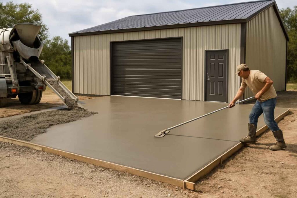 apron slab installation service in camp verde tx