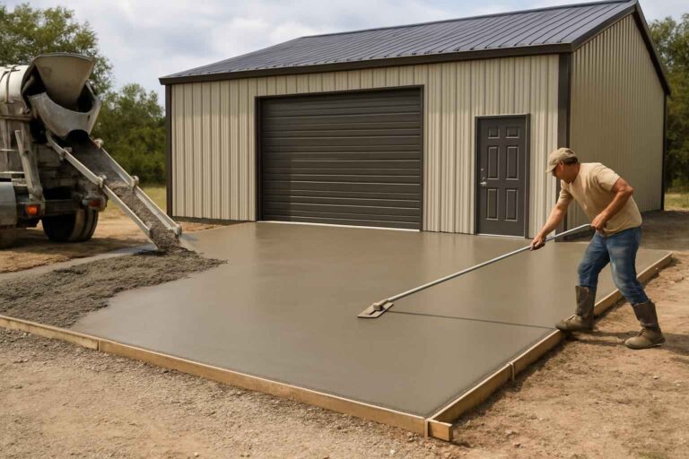 apron slab installation service in camp verde tx