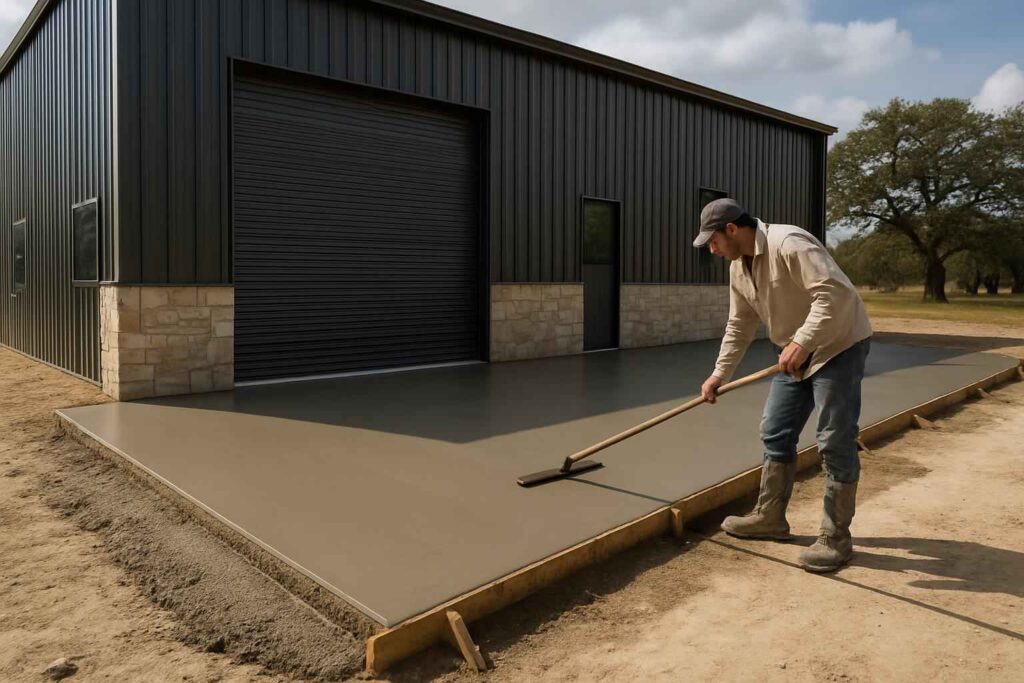 apron slab installation service in sisterdale tx