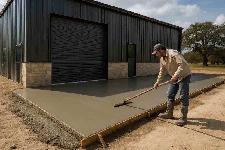 apron slab installation service in sisterdale tx