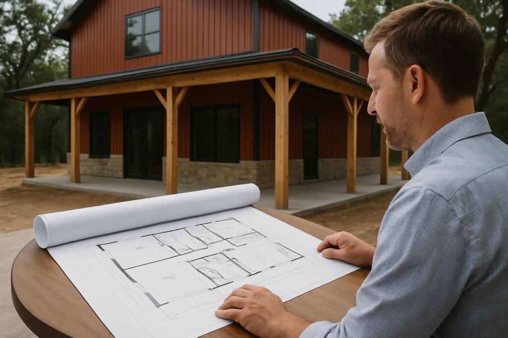 barndominium floor plan service in center point tx