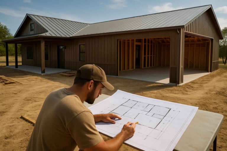 barndominium floor plan service in harper tx