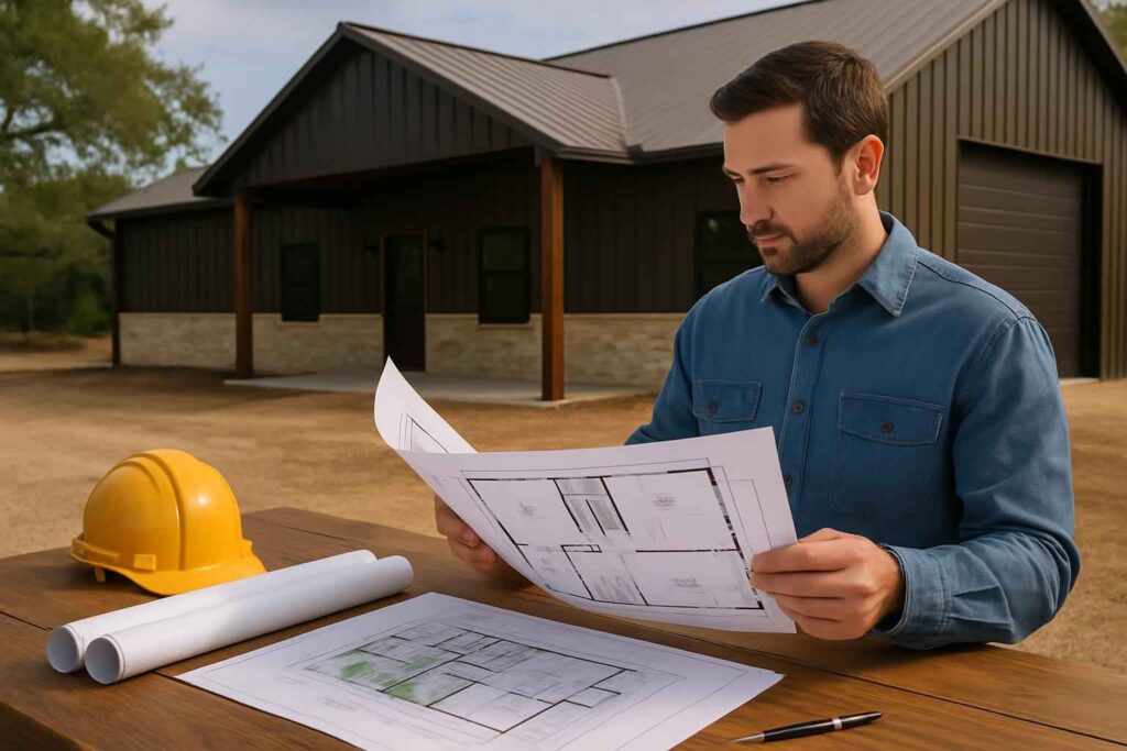 barndominium floor plan service in ingram tx