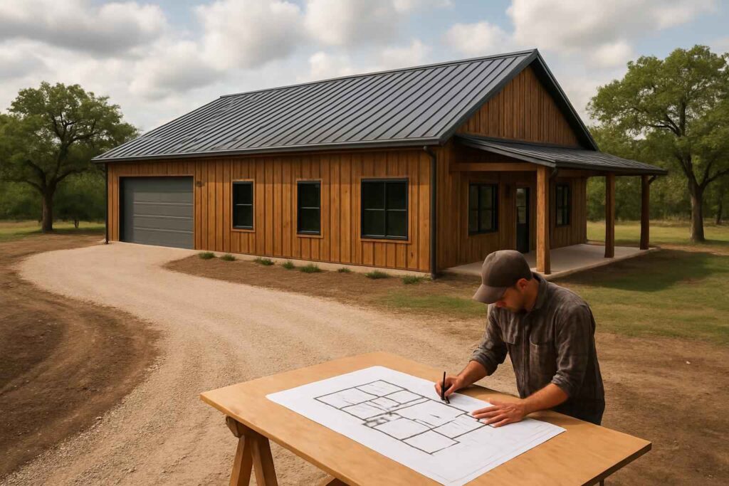 barndominium floor plan service in kerrville tx