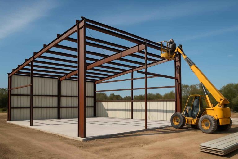 bolt up building erection in ingram tx