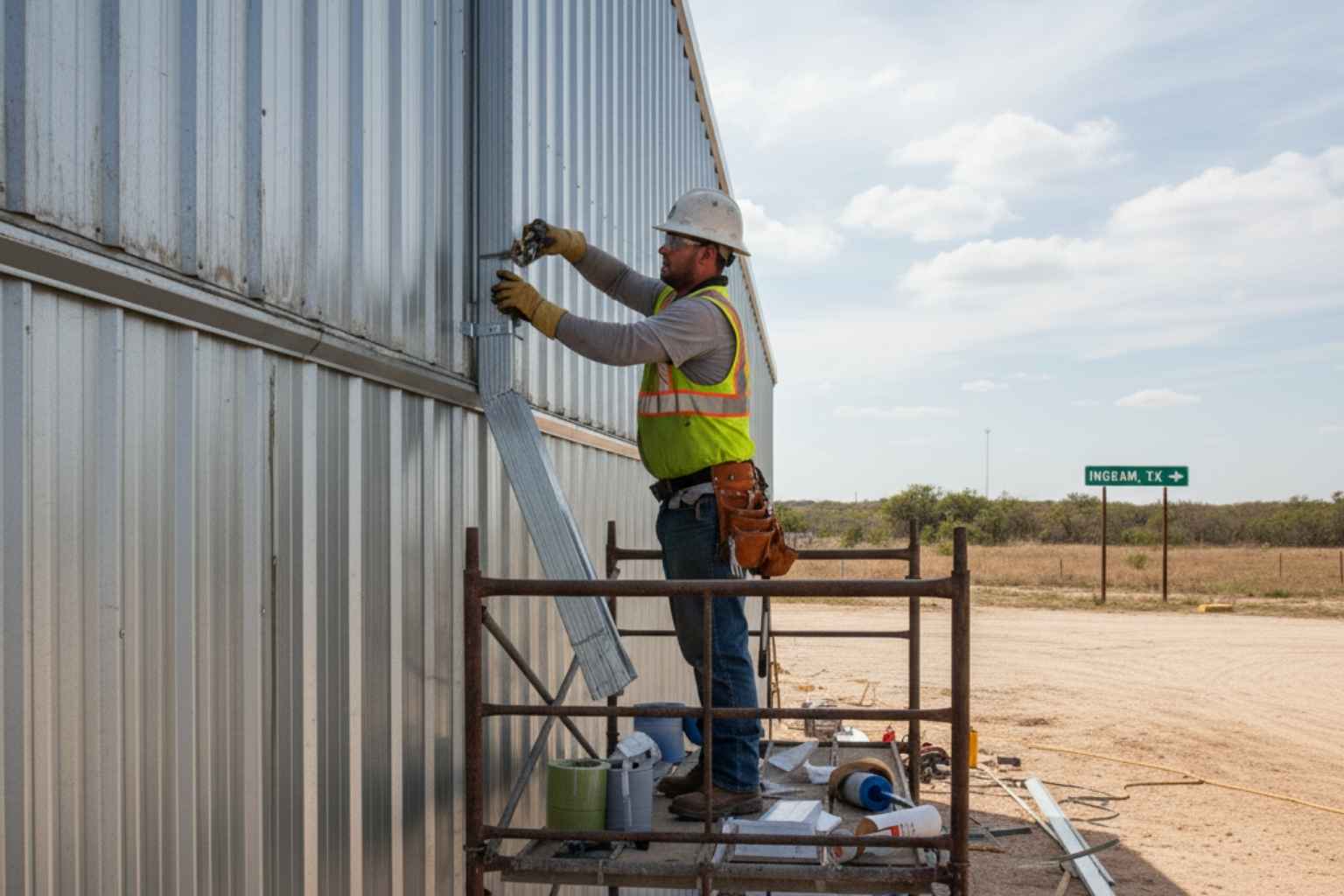 downspout installation service in ingram tx