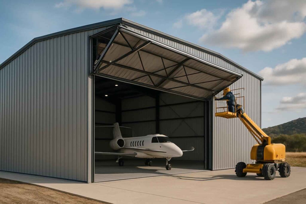 hangar door installer in ingram tx