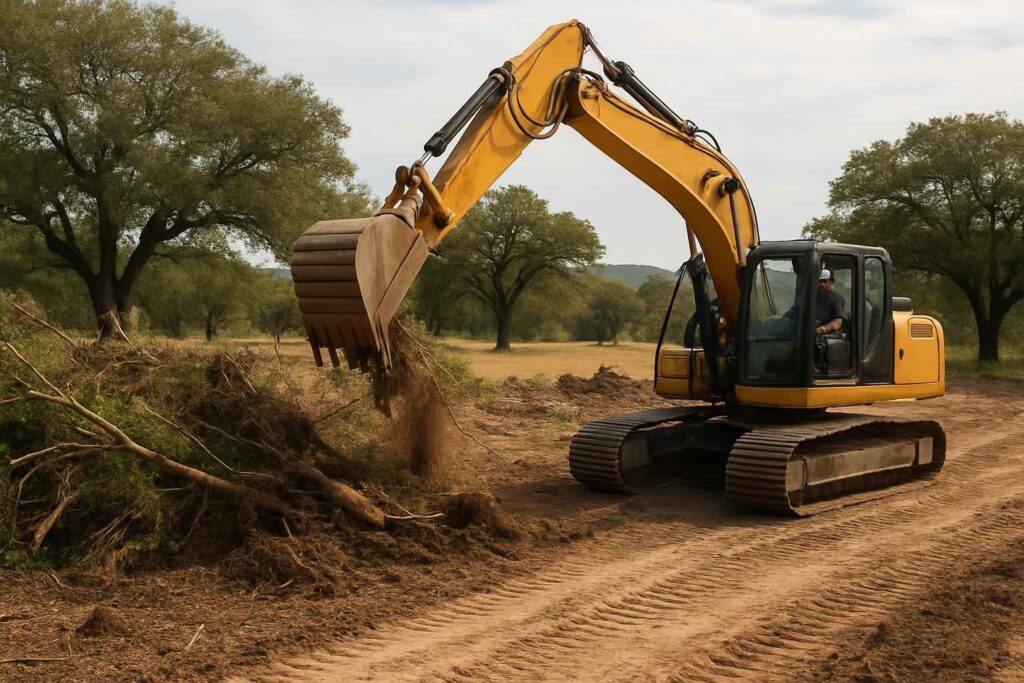 land clearing service in johnson city tx